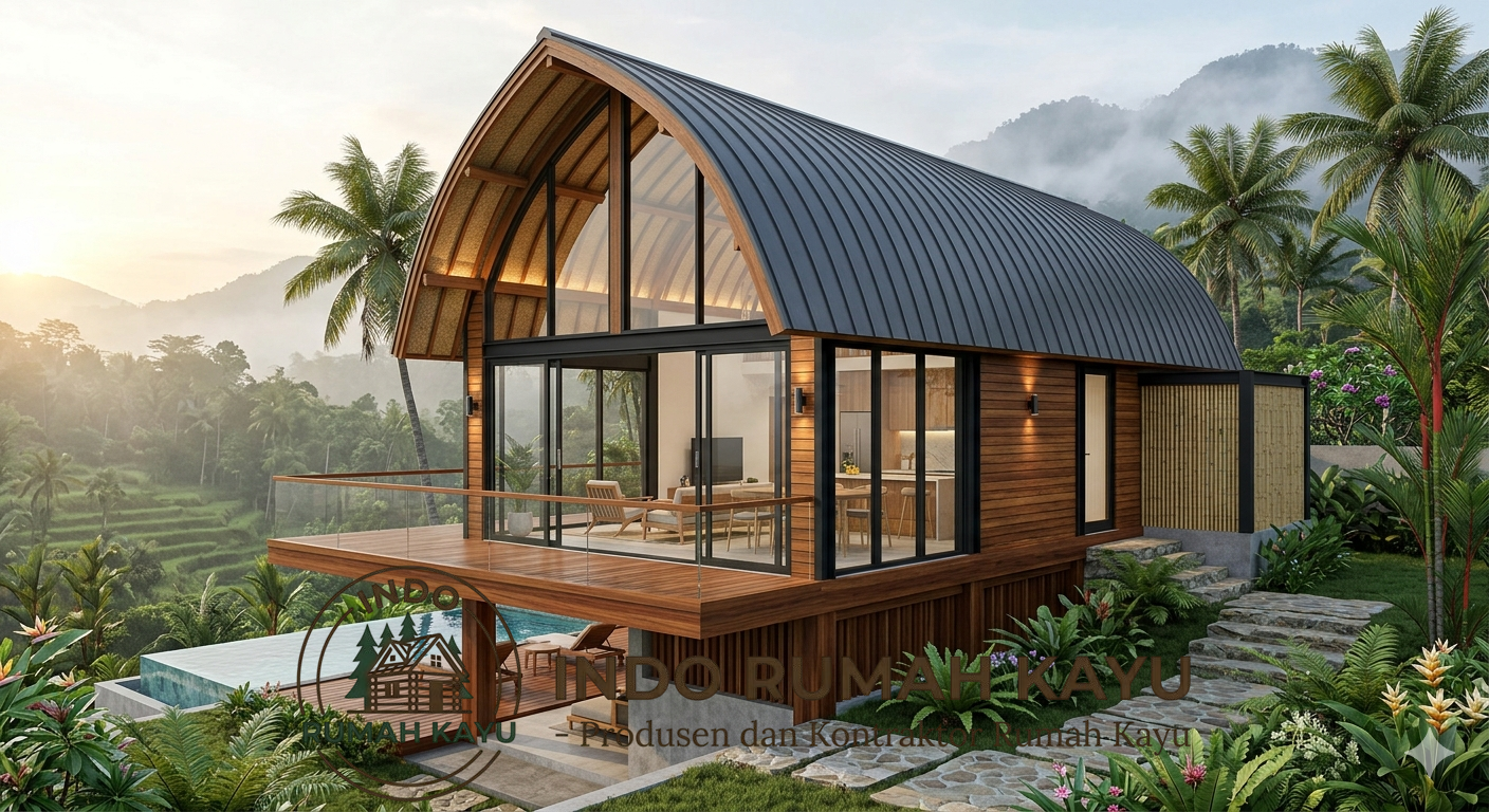 Rumah Lumbung Modern Mewah