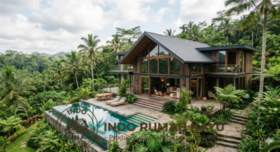 Rumah Kayu Modern Mewah dalam Hutan: Cocok Untuk Villa